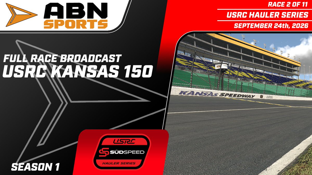 ABN_Studios's tweet photo. Now available on Patreon, enjoy the replay of last night's USRC Hauler Series race in Kansas!

@usrchampionship // @ABNSportsLive // #USRCTrucks 

https://t.co/nQdTHaeA5i https://t.co/52NRkIN8NH