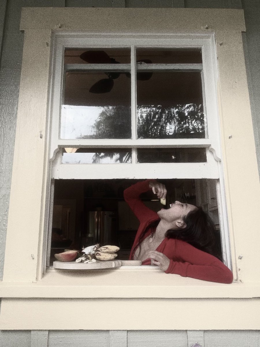 Jennien's tweet photo. Just saying a casual hello to the outside world from my favorite window view... I just open the window and take the whole thing. Don't worry, you can look, but you definitely can't touch! :Þ https://t.co/hSNBmmRuZk