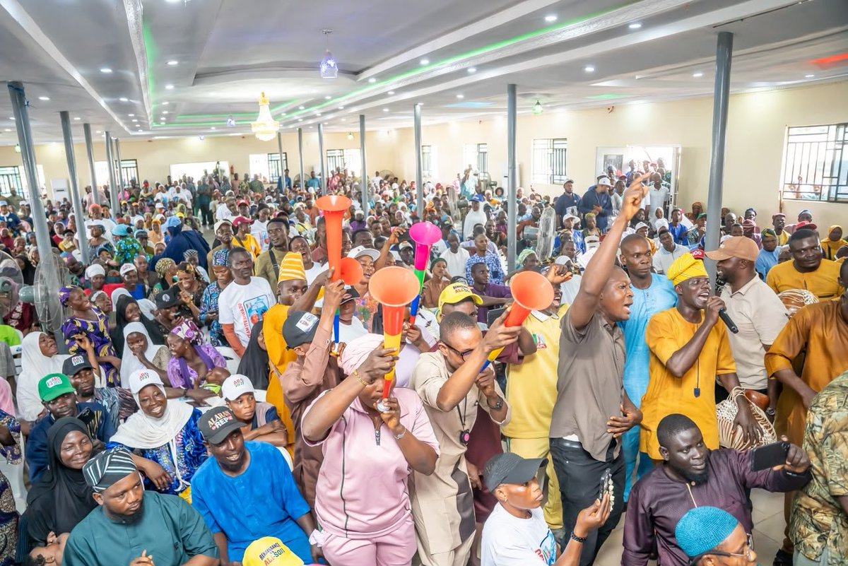 ShanfaniMarketV's tweet photo. From Ogbomoso to Saki, the message continues to travel — and the people continue to respond. 🔥

At Saki City Hall, a gathering of youths, women, leaders and supporters reflected the growing conversation about the future of Oyo State.

The future belongs to those ready to build it. Oyo AHEAD!

From Ogbomoso to Saki, the message continues to travel — and the people continue to respond. 🔥

At Saki City Hall, a gathering of youths, women, leaders and supporters reflected the growing conversation about the future of Oyo State.

The future belongs to those ready to build it. Oyo AHEAD!

#YouthForOyoAHEAD
#BSA2027
#OyoAHEAD
#ÌtayoÒyó