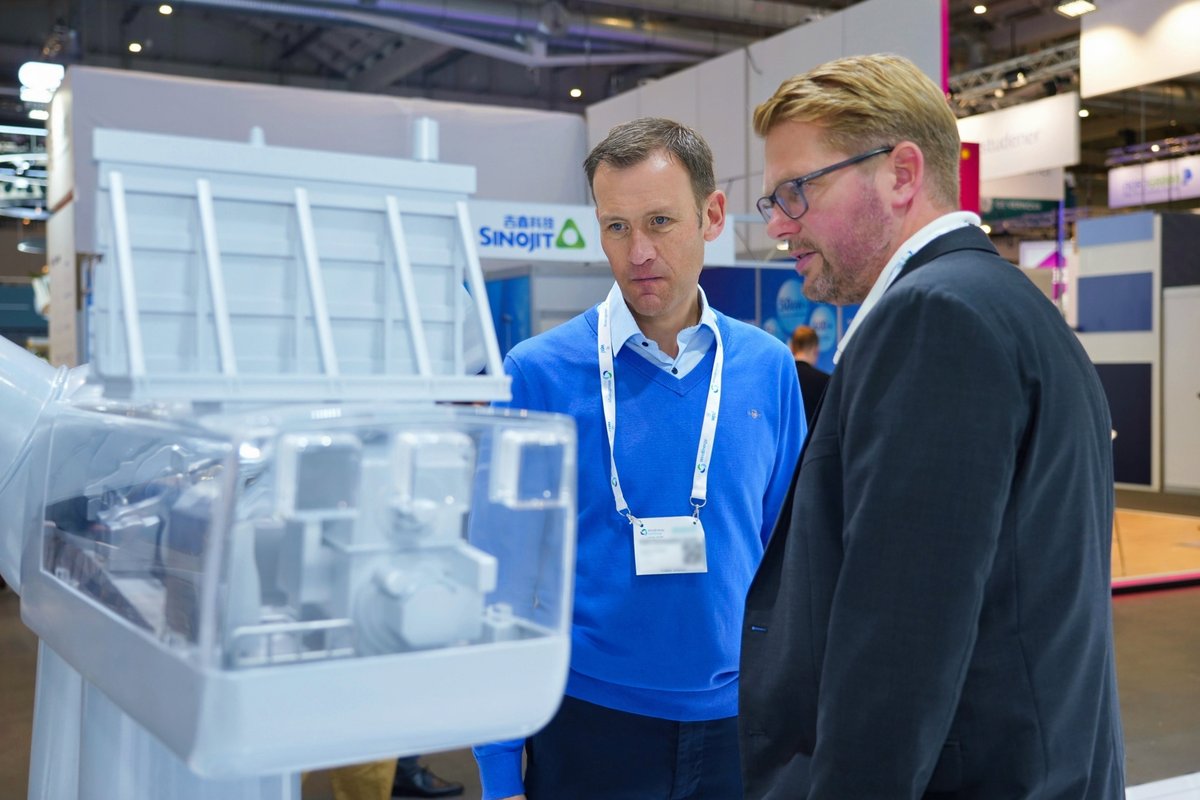 CRRC_global's tweet photo. 🌬️ Day 4 at WindEnergy Hamburg 2026, and conversations are still going strong at the CRRC booth! Meet VELSTAR, CRRC’s wind turbine brand built on our high-speed rail engineering expertise. The Z07 and S07 flagship platforms are drawing international visitors keen to explore solutions for diverse wind conditions.

🔹 Z07: Designed for European onshore and nearshore needs, with modular construction, low-noise operation and corrosion resistance.
🔹 S07: Combines intelligent controls with blade design optimized to improve energy capture at low and medium wind speeds.

🤝 Thank you to everyone joining us to exchange ideas and explore what’s next for wind energy.

#CRRC #VELSTAR #WindEnergyHamburg2026 #WindPower