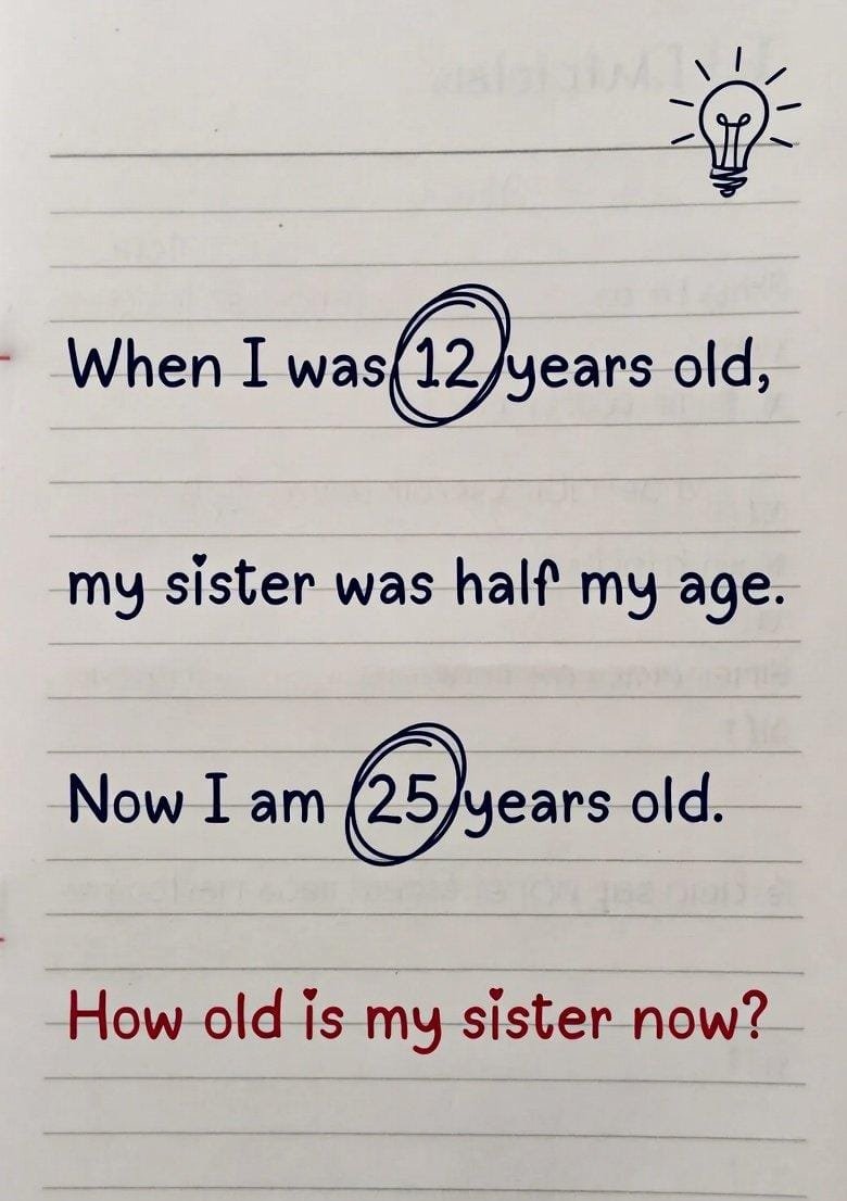 malik_alee66879's tweet photo. Read every word before you calculate

How old is my sister now...?? https://t.co/XmbObgGM0X