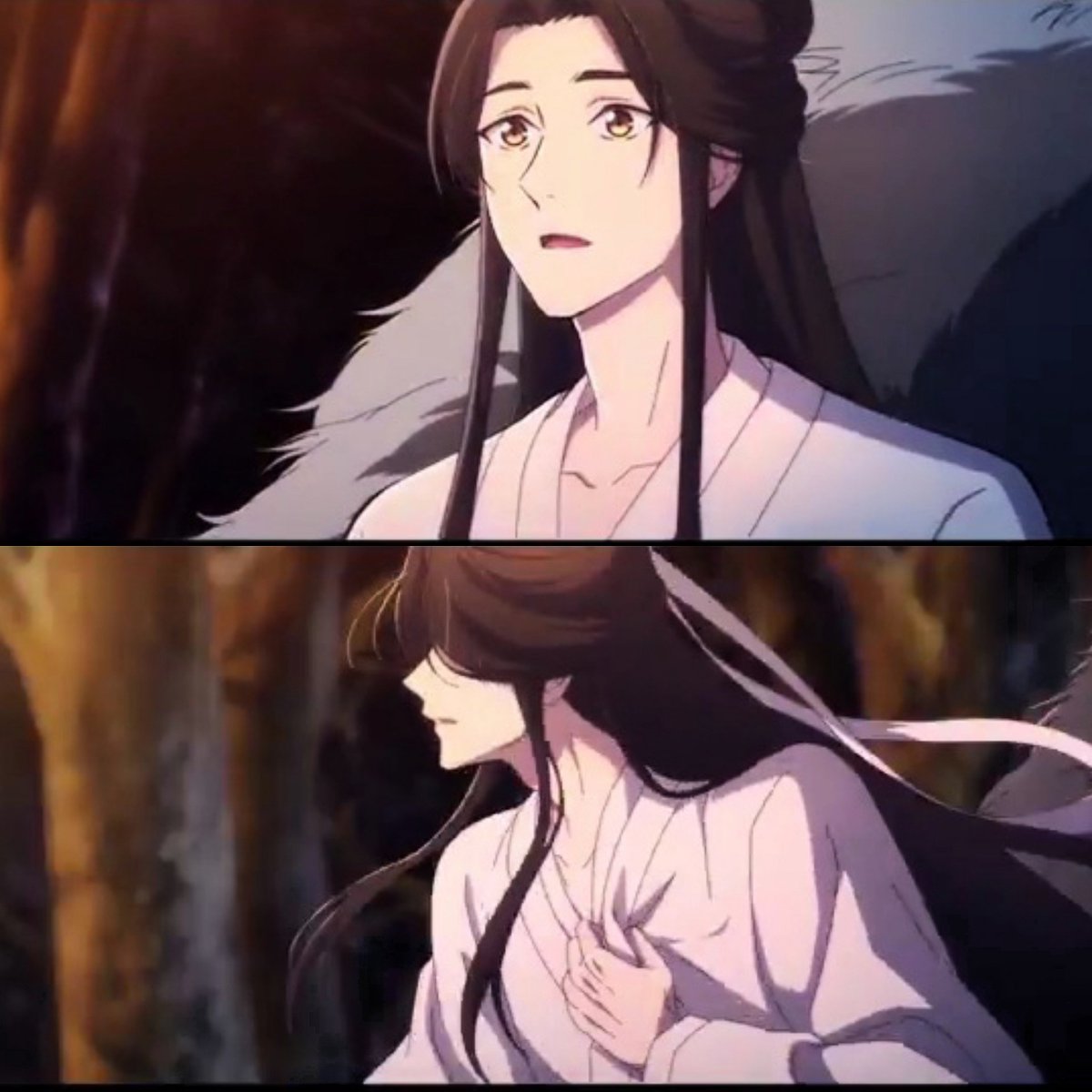 flamereads's tweet photo. Xie Lian without the cursed shackle around his neck 🦋 https://t.co/hcKS97att3