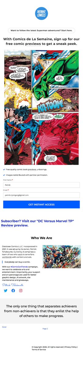 ClarkJosephKe11's tweet photo. #FandeJLA ou #DC à #MeredeCites qui négociez la #MiseàPrix de #JLA 📈 de Août à Sep de 0,074$ à 0,035$? 🛒 notre 💵#modèledepub.

#bollywood #FurdanceBudapest2026 #Tendances #JourdeSuperman #JournéeDesMagazines #pub #RyoouKim #RayonsLasers https://t.co/1OfTeNms8U https://t.co/3V09LQsHnE