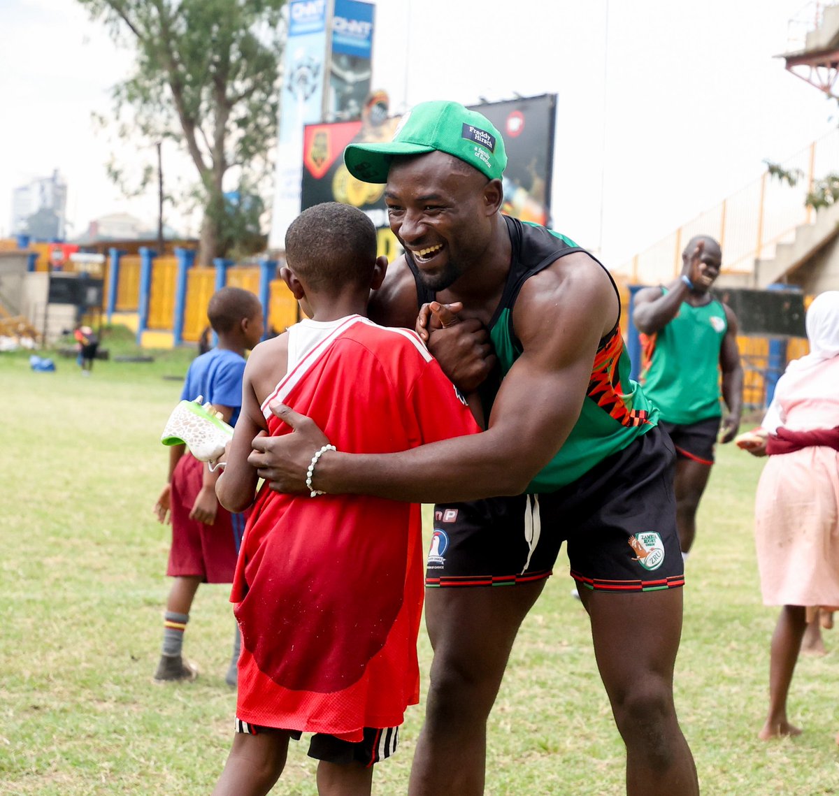 Image for the Tweet beginning: 🇿🇲 RUGBY BEYOND THE PITCH!