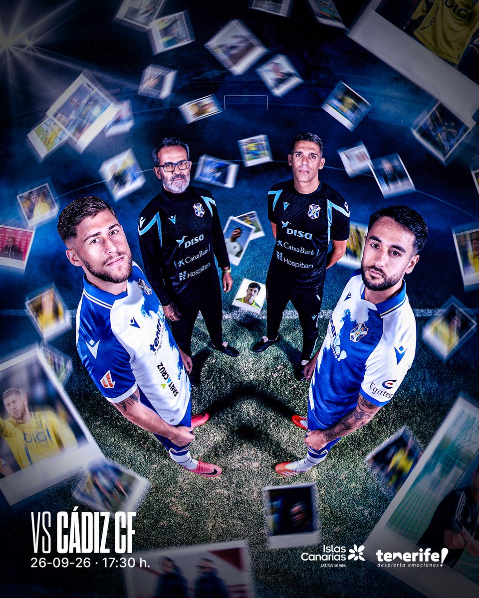 CDTOficial's tweet photo. ☀️ ¡Muy buenos días, #blanquiazules!

👀🏴󠁧󠁢󠁳󠁣󠁴󠁿 ¡𝐃𝐈́𝐀 𝐃𝐄 𝐏𝐀𝐑𝐓𝐈𝐃𝐎! ¡Día de fútbol en el Heliodoro Rodríguez López! 💪

🆚 @Cadiz_CF 
🕓 17:30 horas
🏟️ #HRL
🎟️ https://t.co/MnGZuKBojD
📲 @CDTOfficialEN | #CDTOficial
⚽️ #TenerifeCádiz

🤝 𝐓𝐚𝐫𝐝𝐞 𝐝𝐞 𝐫𝐞𝐞𝐧𝐜𝐮𝐞𝐧𝐭𝐫𝐨𝐬 𝐞𝐧 𝐞𝐥 𝐇𝐞𝐥𝐢𝐨𝐝𝐨𝐫𝐨 𝐑𝐨𝐝𝐫𝐢́𝐠𝐮𝐞𝐳 𝐋𝐨́𝐩𝐞𝐳 

▶️ https://t.co/uUB9EL0Zin

@LaLiga2 #TanNuestro #APorLaSegunda