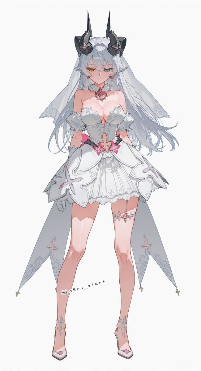 kaeru_aiart's tweet photo. ウェディング リンドヴェルヌ様❣ ゼンゼロ https://t.co/0I9YhmZjTo