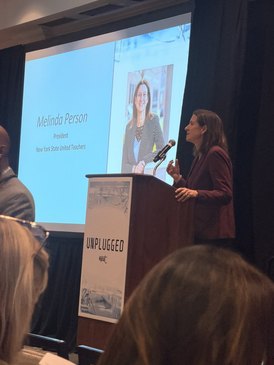 chateacher27's tweet photo. So proud of @nysut for convening this important #UNPLUGGED Conference to ask questions like ‘what do our students truly need from us?’ https://t.co/1BbFDXnF5z
