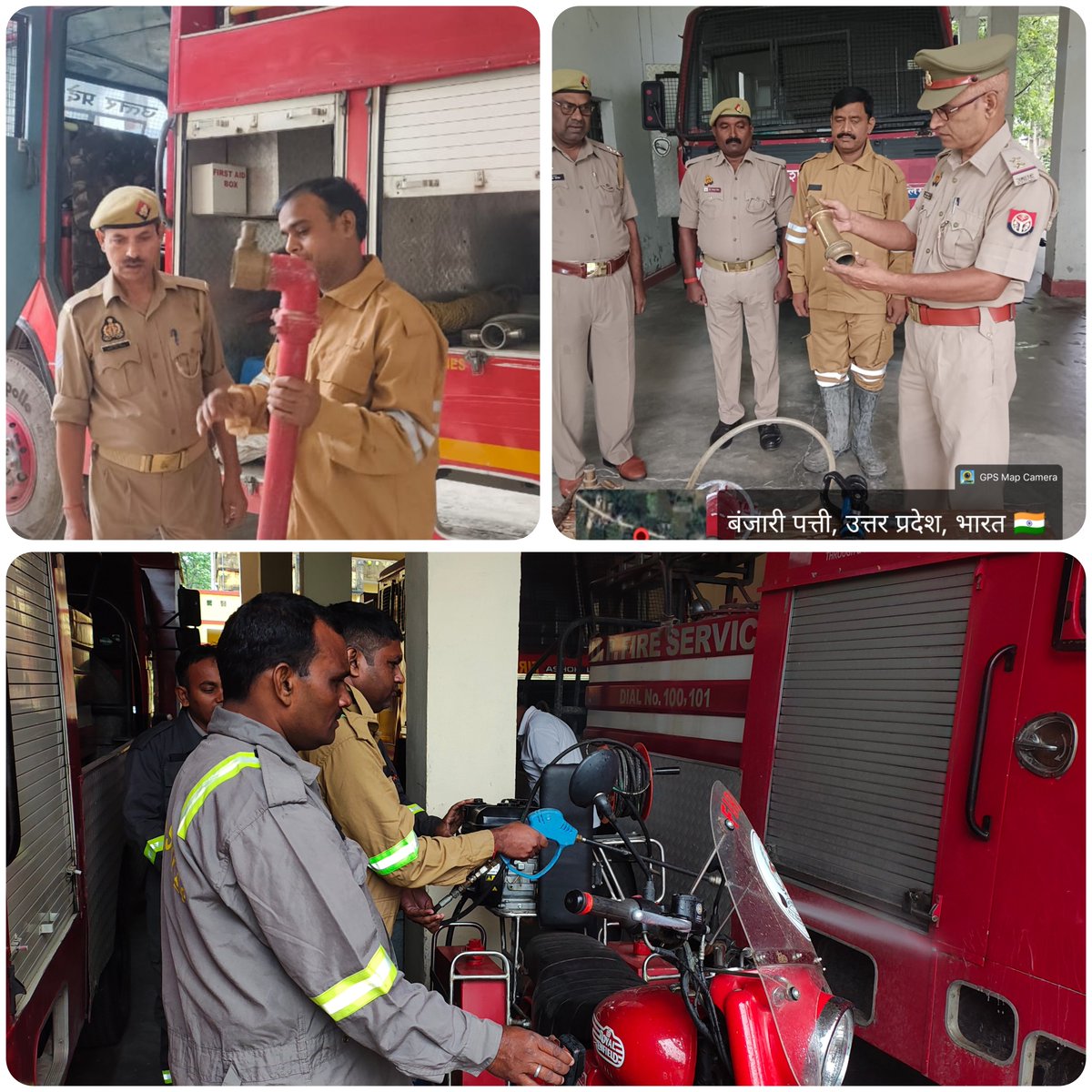 kushinagar_fire's tweet photo. आज दिनांक 25.09.2026 को जनपद कुशीनगर में ADG महोदया,UPF&amp;ES के आदेशानुसार व CFO कुशीनगर महोदय के निर्देशन में जनपद के फायर स्टेशनों पर साप्ताहिक फायर ड्रिल का अभ्यास किया गया। https://t.co/vaUZ9HrEe1