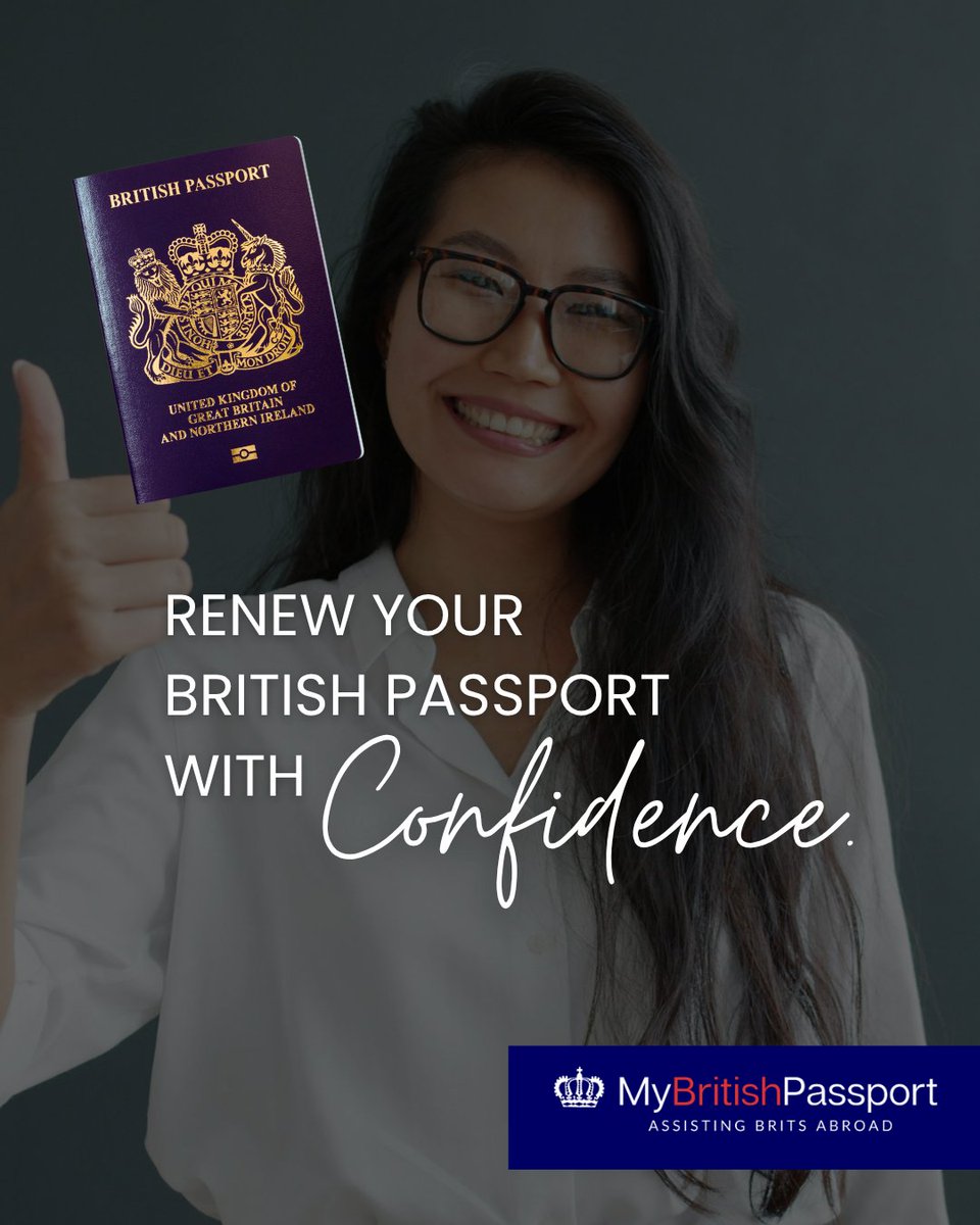 mbp_british's tweet photo. Renew your British passport from abroad with confidence.
#BritishPassport #PassportRenewal https://t.co/F8mDCCrvDi