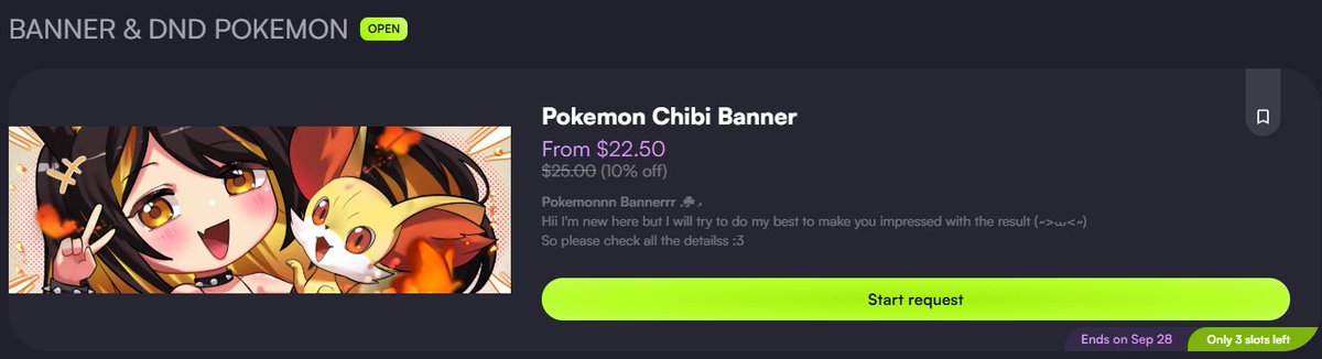 Veynauna's tweet photo. POKÉMON CHIBI BANNER — 10% OFF!! 🔥

imagine your OC taking a photo with your Pokémon!

imited slots only!, here : https://t.co/6V6fMJRx4D

#VgenComm #Pokemon #opencommission https://t.co/cm3laUdRln