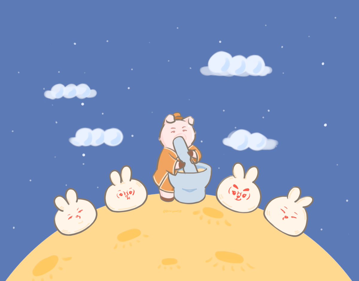Dininyan159's tweet photo. 🌝🌕🎑✨⚡🐷😼🐟

#HLEWIN https://t.co/7DpAJlRsEG