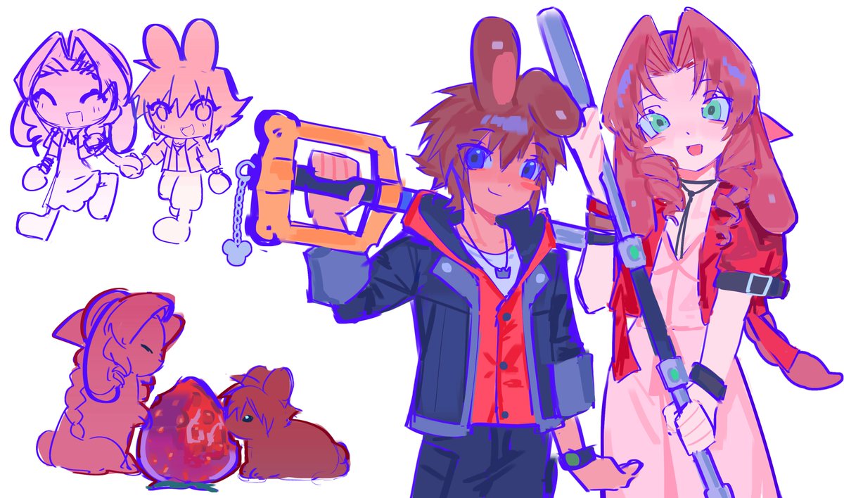 S0RAL0VEB0T's tweet photo. #kingdomhearts #finalfantasyvii
Let's be bunny with mama 🩷❤️ https://t.co/Vdx5x1rZ6H