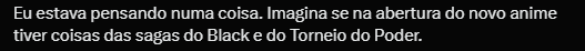 Its_Luix's tweet photo. @Jubileu90326954 @Hackedme5 @OMeuPerfilGeek Falta de interpretação textual. Eu respondi ao outro cara, relacionado a ter cenas da saga Black e Torneio do Poder na abertura de DBS: Beerus... https://t.co/TNP2Zga5u2