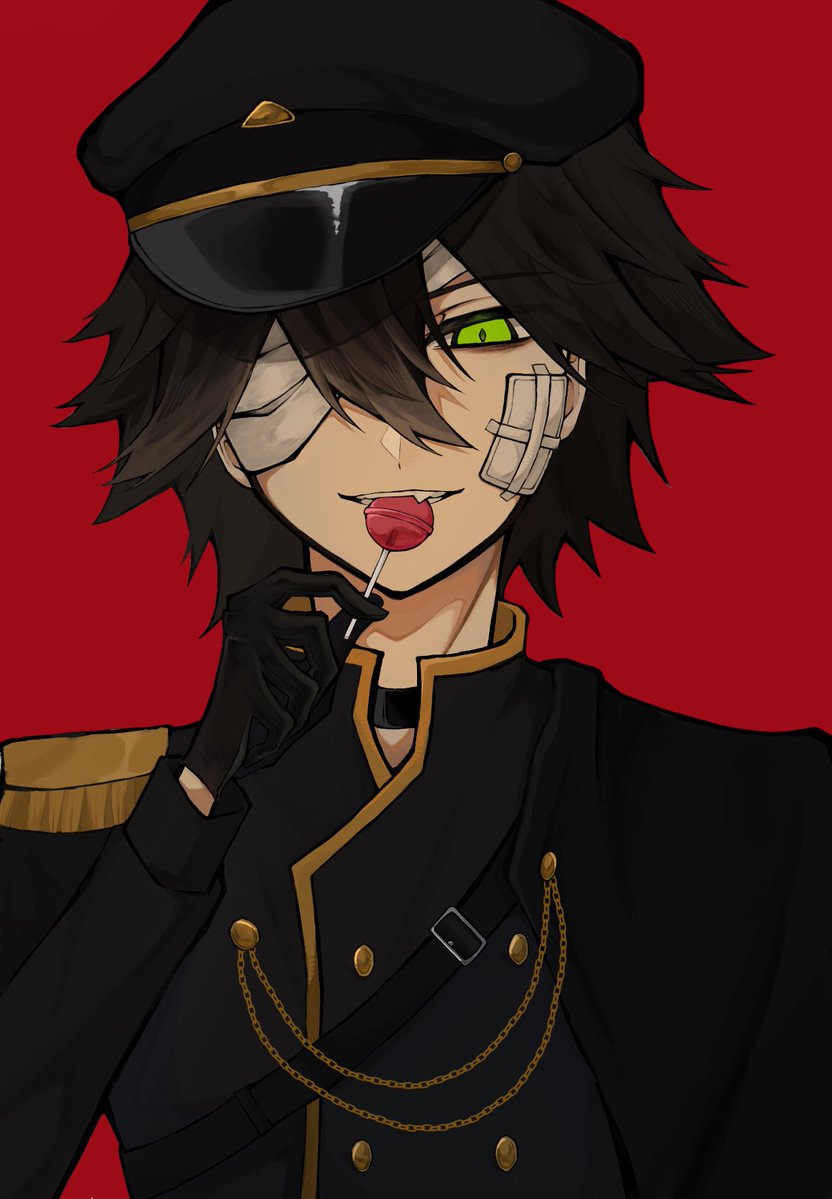 omochimochi2539's tweet photo. 軍服👓🍭(再掲)
 #BSD  #文スト https://t.co/z2ac0MVA0n
