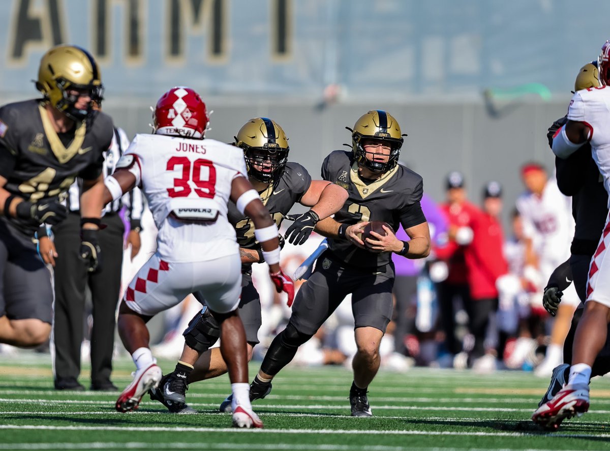 asforfootball's tweet photo. Beat the Owls: Four Key to Victory at Temple
via @DannoECabeza.
#GoArmy #BEATTemple #ArmyFootball #ArmyBlackKnights #BuiltToRise
https://t.co/ZwCtQ2XrG3 https://t.co/OTN5vQ1723
