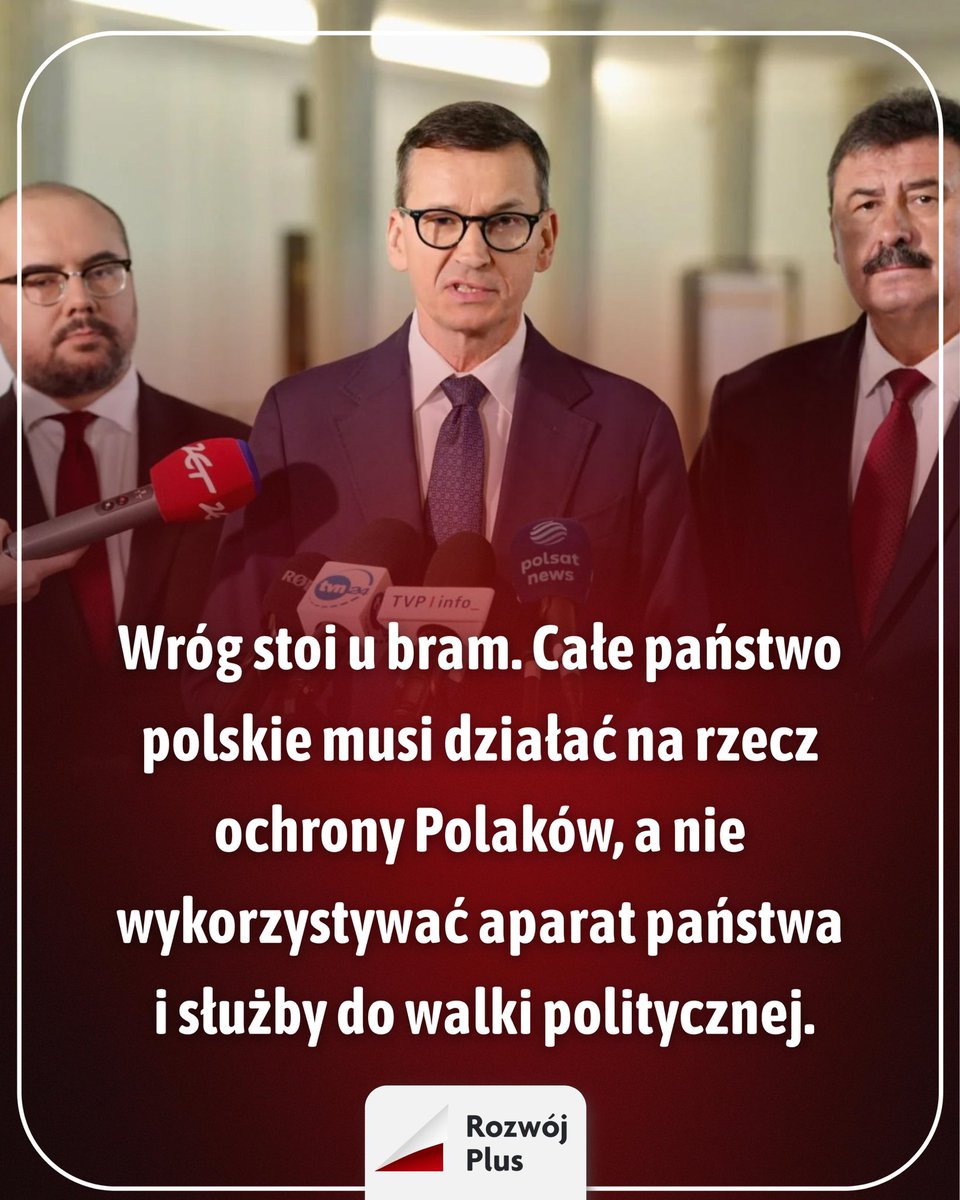 RozwojPlus's tweet photo. ⚠️ Bezpieczeństwo Polski musi być absolutnym priorytetem.

W obliczu zagrożeń hybrydowych, aktów sabotażu i dywersji państwo powinno koncentrować wszystkie siły na ochronie obywateli i infrastruktury krytycznej. Potrzebne są skuteczne działania, jasne procedury i pełna informacja o zagrożeniach. 🇵🇱