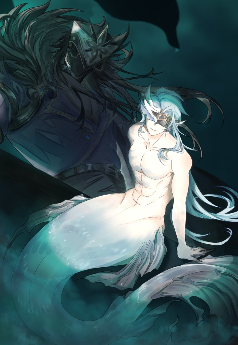Adalandairis's tweet photo. "They say Captain Capitano is the only man who has ever heard the Siren’s song and lived to tell the tale.....

Captain placed a hand on the hilt of his sword.

“I came to kill you.”

The Siren smiled.

“Then why haven’t you drawn your sword yet?”

#capittore #capitano #dottore https://t.co/1IbCPNBie4
