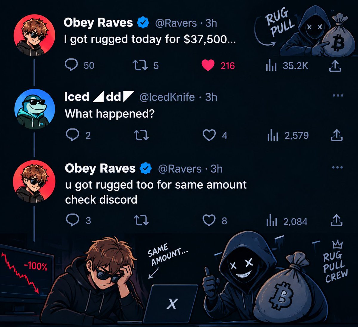 PaBeLxPk's tweet photo. Crypto really said: you’re not suffering alone 😂 https://t.co/YhHEjOYr2e