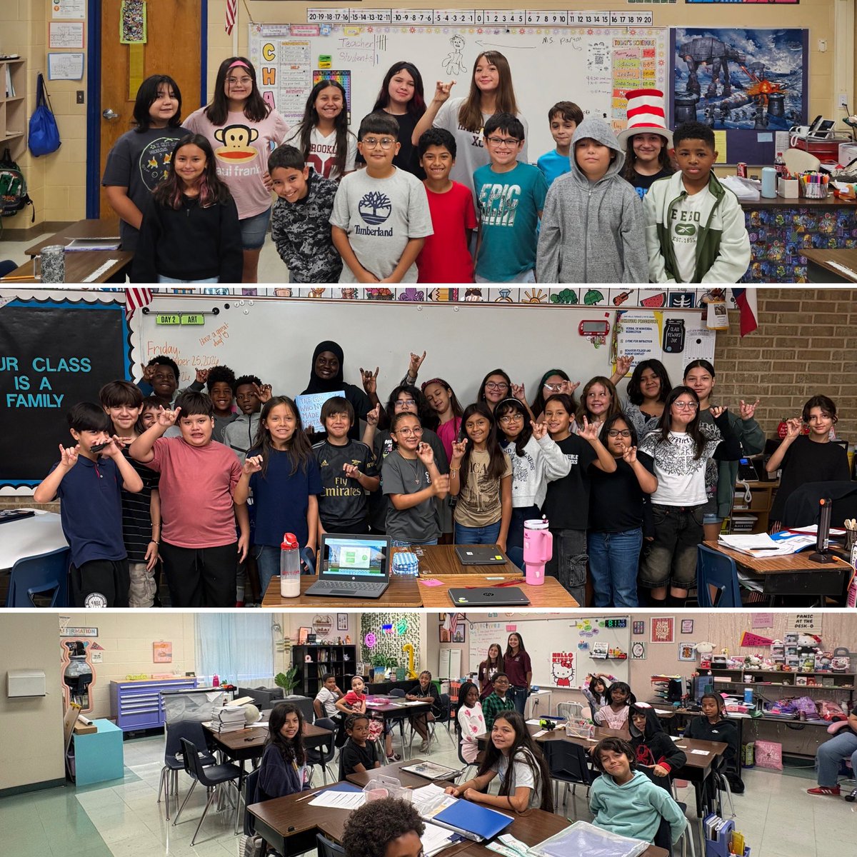 JMHS_Rams's tweet photo. RAMS READ!🐏📖
@MarshallRamsVB,@JMHS_RAMS_XC & Tennis kicked Friday off with our #FutureRams at @NISDOHT🦉@NISDThornton♥️ & @NISDRhodes🦖! !#RamsRead #RamFam #RamPride #BeyondTheGame @SA_Sports @NISD_Athletics @NISDMarshall @NISDMarshallLMS https://t.co/QOFFLCBVEv