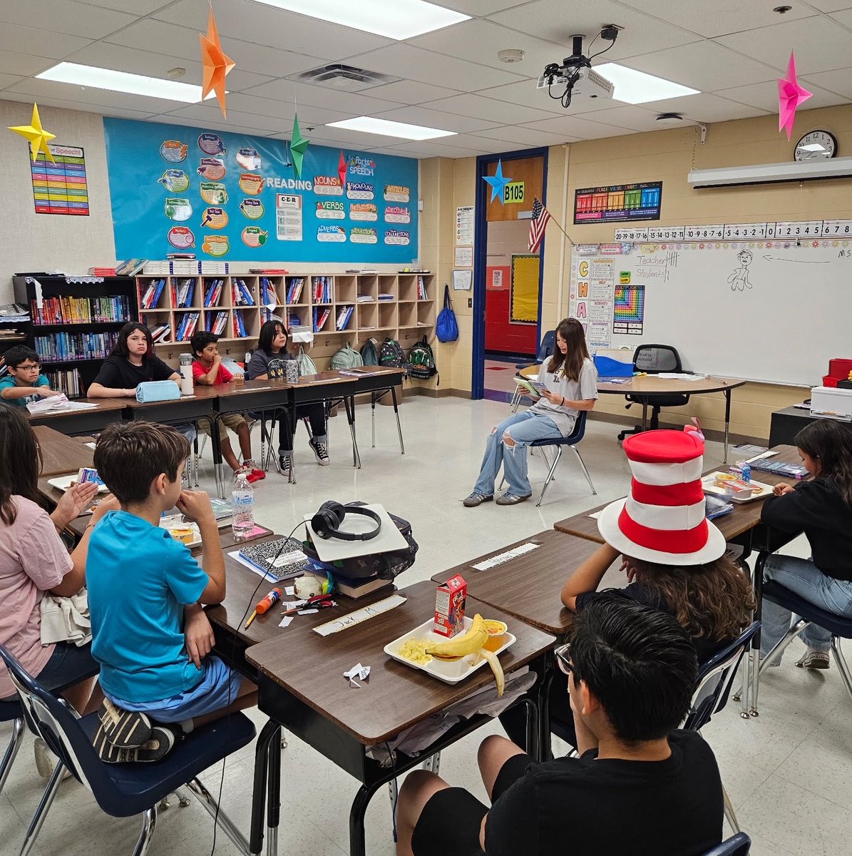 JMHS_Rams's tweet photo. RAMS READ!🐏📖
@MarshallRamsVB,@JMHS_RAMS_XC & Tennis kicked Friday off with our #FutureRams at @NISDOHT🦉@NISDThornton♥️ & @NISDRhodes🦖! !#RamsRead #RamFam #RamPride #BeyondTheGame @SA_Sports @NISD_Athletics @NISDMarshall @NISDMarshallLMS https://t.co/QOFFLCBVEv