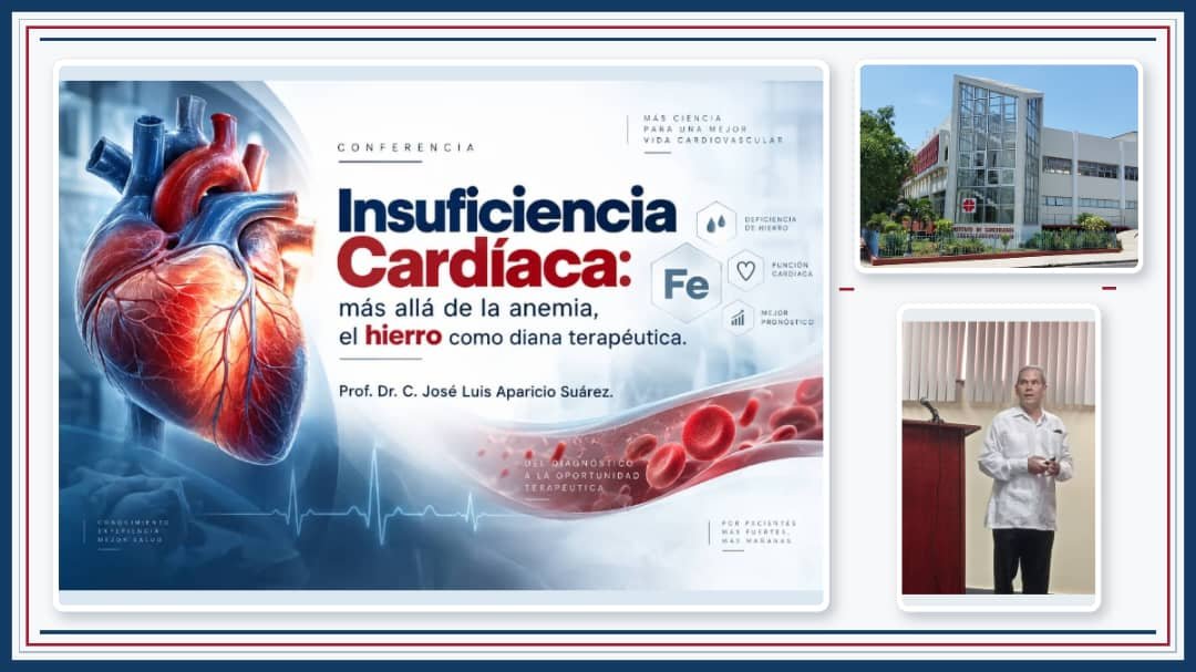 JLAparicioDr's tweet photo. 🫀Instituto de Cardiología y Cirugía Cardiovascular. 

🏥 IV Simposio Cubano de Insuficiencia Cardíaca. 

https://t.co/lp6tQ3dLEZ

🫀 Insuficiencia Cardíaca: más allá de la anemia, el hierro como diana terapéutica. 

‼️Juntos por la calidad de vida‼️ https://t.co/RWgl5ijLcS