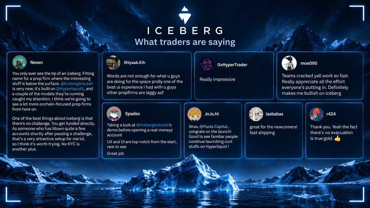 Icebergdotcash's tweet photo. This is our fuel ⛽️
We don't build in a vacuum. We build on your feedback.

Thank you for every message, idea, and suggestion that makes the terminal better. 💙

We already pushed 7 updates to our app following them, many more features to come 👀

Keep them coming 🧊 https://t.co/Q6i2AiCUmD