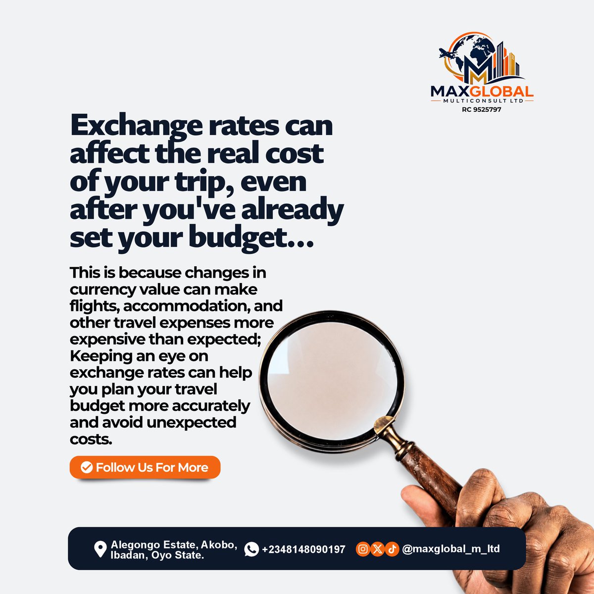 maxglobal_m_ltd's tweet photo. Did you know that exchange rate can affect the real cost of your travel budget?

Swipe to discover >>>>

#DidYouKnow #ExchangeRate #Travel #FlightBooking #VisaApplication https://t.co/uCb6nhkLtl