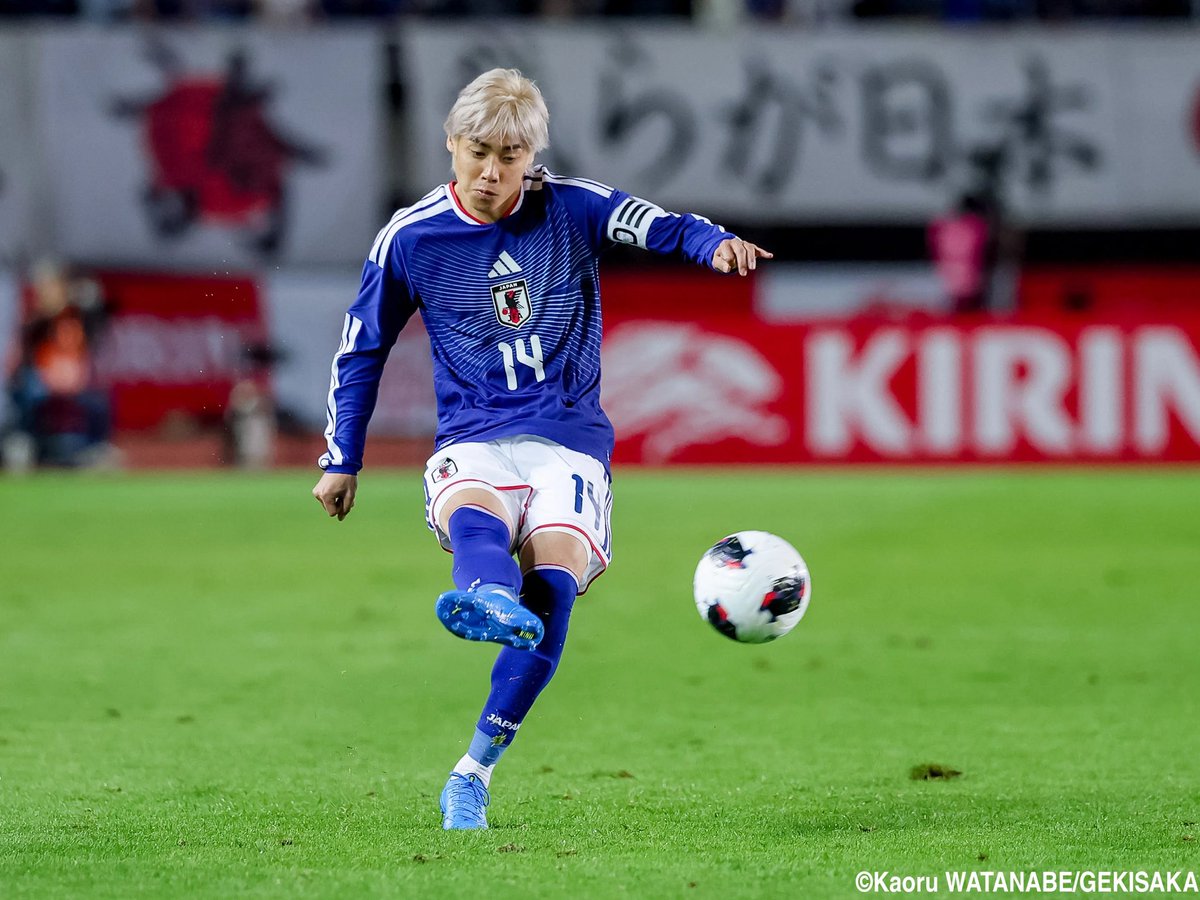 taku18mino's tweet photo. 頼れるキャプテンⒸ伊東純也⚡️⚡️

#伊東純也 #サッカー日本代表 https://t.co/ekALnW0S2h