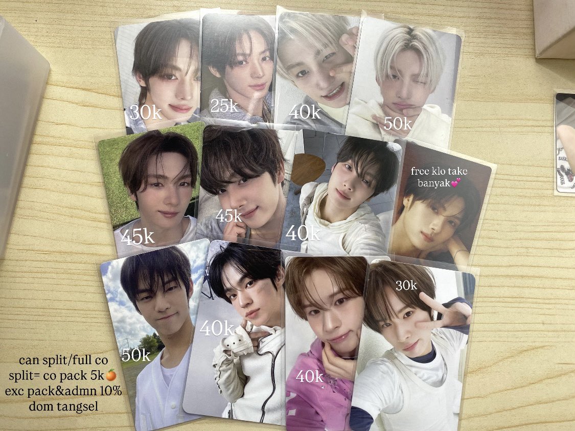 njeybeloved's tweet photo. #ssell bisa split/full co
dm if u interested <3 https://t.co/YLz0CZMerp