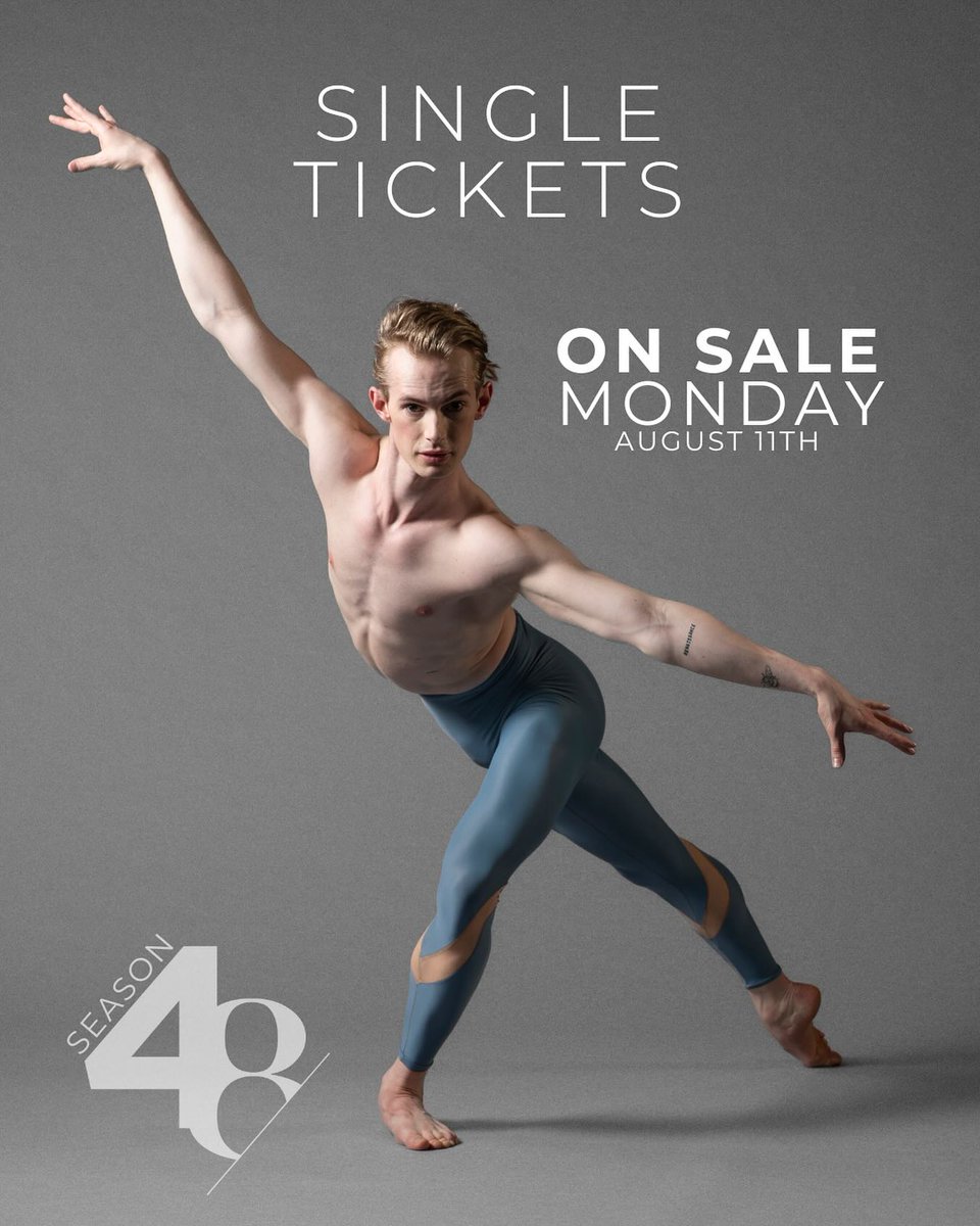 WinfredShati's tweet photo. BALLET RI | SEASON 48

Single tickets go on sale Monday, August 11! https://t.co/tDfRnf0r6t