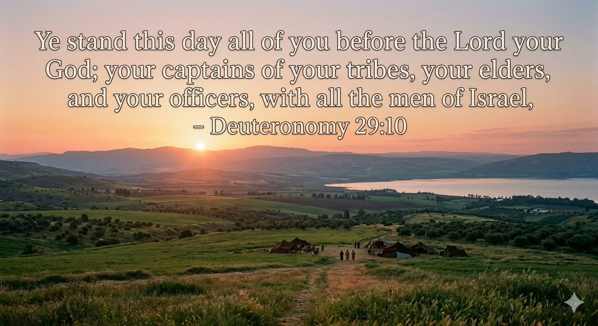 DivasDenFashion's tweet photo. Deuteronomy 29:10 KJV  
10 Ye stand this day all of you before the Lord your God; your captains of your tribes, your elders, and your officers, with all the men of Israel, 

#DivasDenFashion #Christ #Jesus #God #Holy #Lord #Spirit #Father #stand #day #all #you #before #captains https://t.co/MxyAFJ5npP