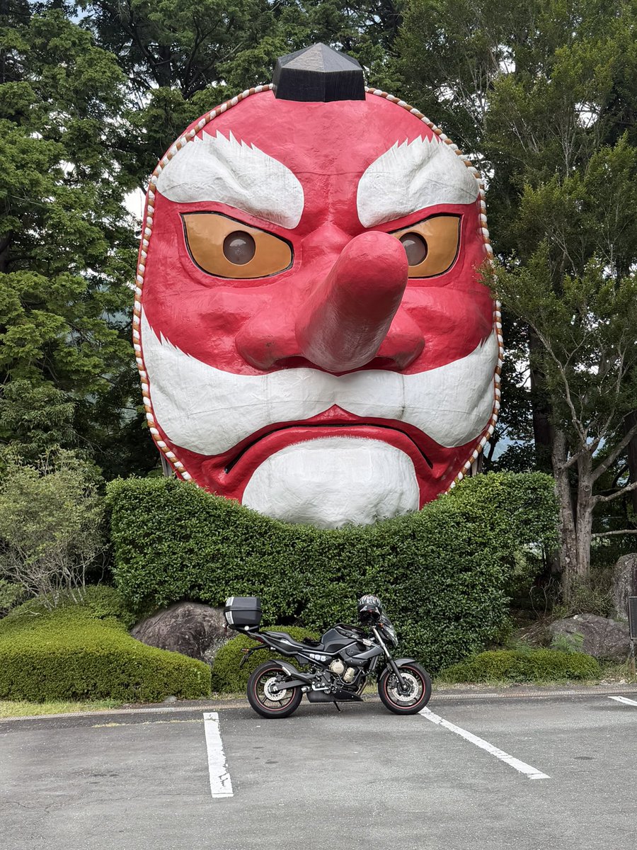 RxAke's tweet photo. #バイクのふるさと浜松フォトコン2026 

天竜区春野町、日本一の大天狗面 https://t.co/amn9pJJuTE