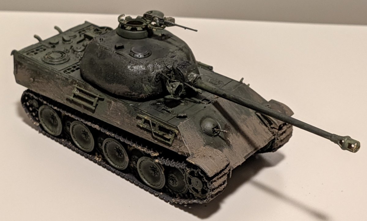 SKURA__moti's tweet photo. ユーゴスラビア社会主義連邦共和国戦車
M-65
完成！
ユーゴスラビアにあったパンター車体を使った戦車。砲塔は新造されている。
M-67より生産数は少ないが、その居住性から用兵側からの評価は良かった。
M-67と共にハンガリーとの戦争に駆り出されている。 https://t.co/bKElWULPho