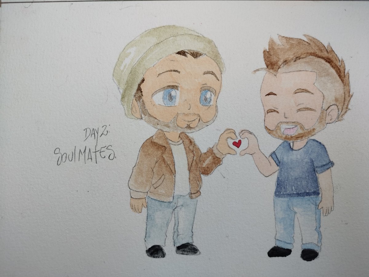 BookieFics's tweet photo. Day 2
#pricesoapweek
Soulmates, right person, right time ❤️
A little doodle for the soul 😁 https://t.co/5YzXQFXWkT