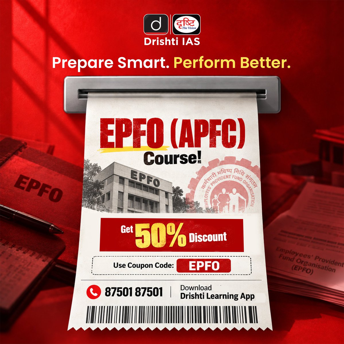 drishtiiaseng's tweet photo. Your EPFO preparation deserves a smart start! 📚🎯
Get 50% OFF on the EPFO (APFC) course and prepare with the right guidance and strategy.

Link: https://t.co/w1QZQ1EacV

📞 87501 87501
📱 Download the Drishti Learning App

#EPFO #EPFOAPFC #EPFOExam #APFC #EPFOPreparation #DrishtiIAS #DrishtiIASEnglish