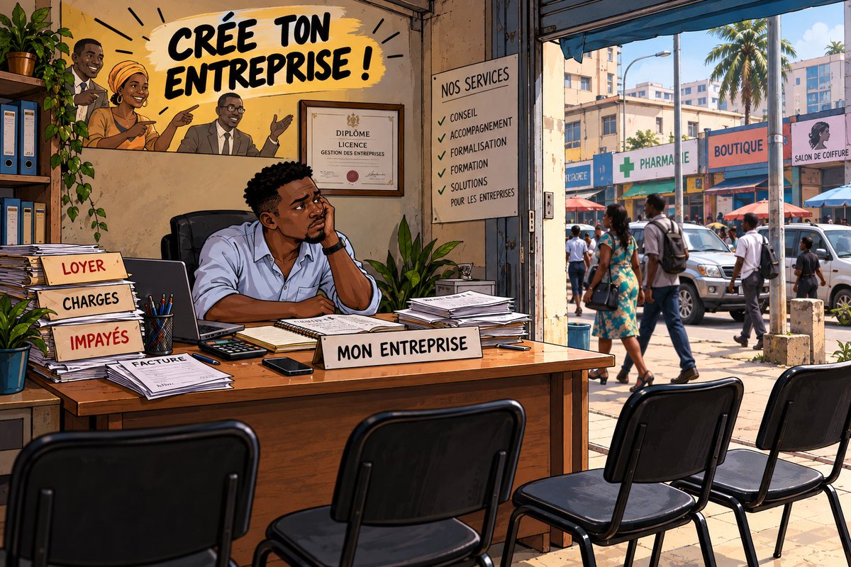 gabonaisnormal's tweet photo. 🇬🇦 Tout le monde ne veut pas entreprendre 

D’ailleurs, cela ne résoudra pas le problème du chômage chez les jeunes.

https://t.co/3OptLL8Iyf https://t.co/Cbmfq6nFMW