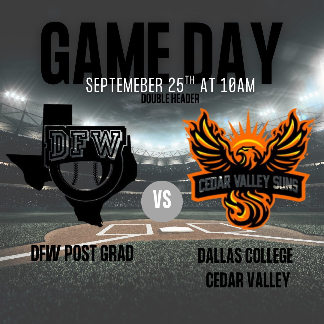 coachpage_'s tweet photo. GAMEDAY at @CedarValleyBase 

#DubCity @DFWPostGrad @PitchinwithDeck @ZarkoZach https://t.co/1GIWMeBL6e