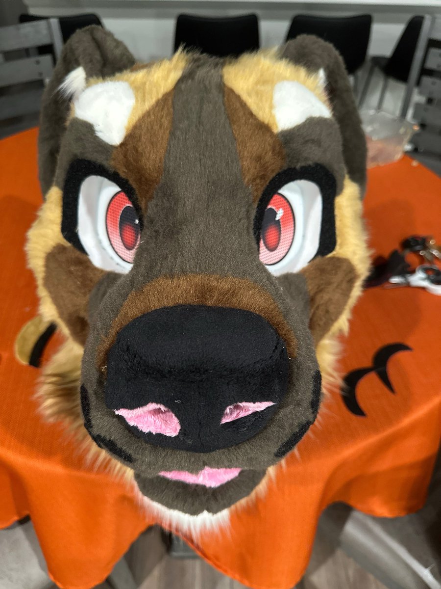 RookYeen's tweet photo. Eyelids for the boy! I tried magnets at first but I didn’t like the hold and how bulky they were so I made a set with Velcro and it worked out perfectly! https://t.co/I8qlsTjeAo