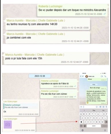 NewsLiberdade's tweet photo. 🚨URGENTE - Mensagens mostram que Roberta, Lulinha e Marcola atuaram por contrato na Petrobras, revela O Globo https://t.co/u1m8ZZ8xWh