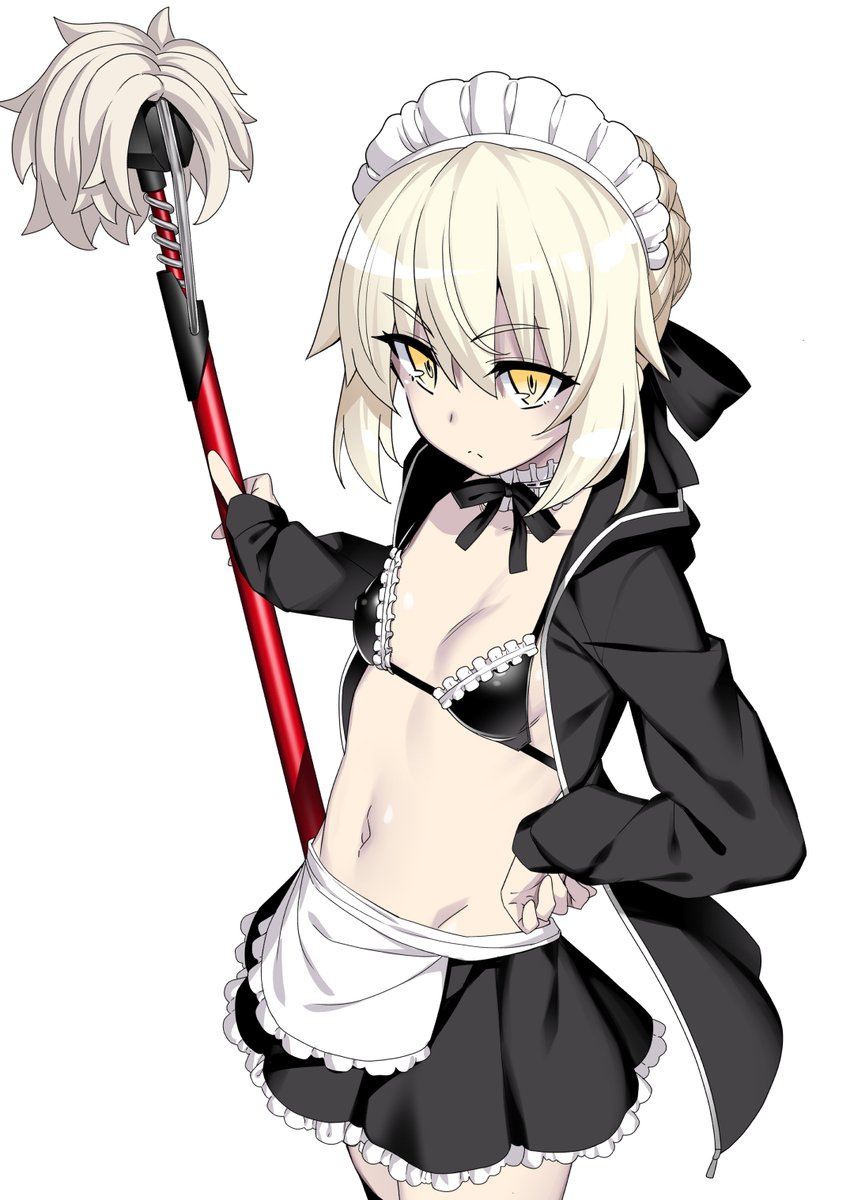 na_umanari's tweet photo. リハビリ落書きにメイド王。
珍しく差分まで作っててエライ。 https://t.co/0N8upHQH4T