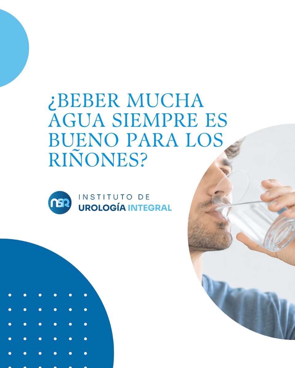 urologiansr's tweet photo. ¿Beber mucha agua es bueno para los riñones?

Mantener una hidratación adecuada es importante  y ayuda a reducir el riesgo de determinados cálculos renales.
Beber cantidades excesivas no hace que los riñones funcionen mejor.

La clave es en mantener una hidratación adecuada. https://t.co/iri5GxB8nu