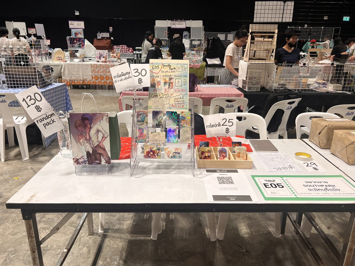 DarzzzzB's tweet photo. Let’s go to E05 at CentralWorld Pulse Bkk 26 SEP 2026 10.00-19.00 #moviescnv2026 South park Fan goods and mini doujin(Craig x Tweek) are waiting for you https://t.co/wFQHYQinZI