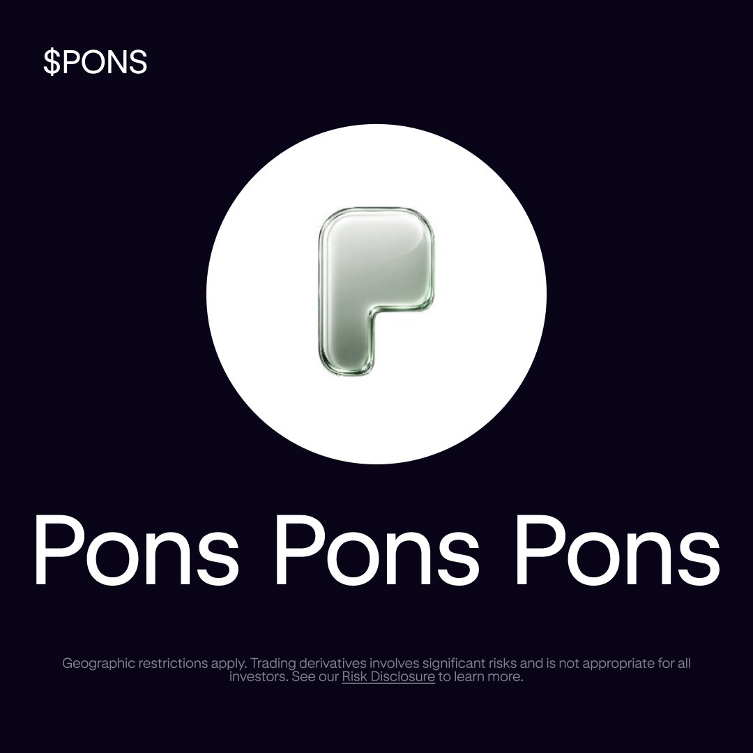 krakenpro's tweet photo. Got a view on $PONS?

PONS perps just went live — long or short, it’s your call.

Trade now 👇
https://t.co/UGxhXXc7fm

*Geo restrictions apply https://t.co/igjmsSs85o
