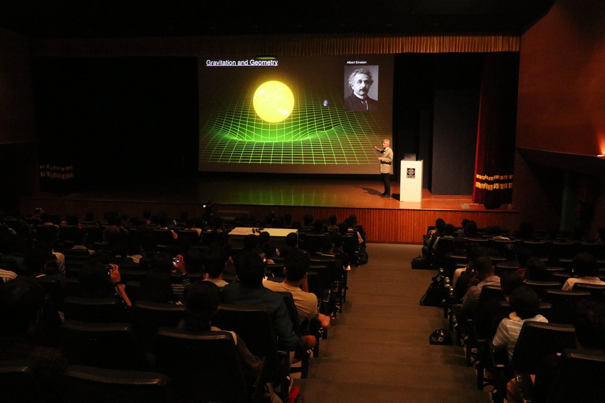 IUCAAScipop's tweet photo. 🌟 Chandra Public Lecture 🌟 (22nd september 2026)
Title: LIGO: Quantum Sensing Meets Astrophysics
Speaker: Prof. David H. Reitze, Executive Director, LIGO Laboratory, Research Professor of Physics, Caltech
Participants: 450

@EduMinOfIndia 
@asipoec 
@astro4edu_India 
@ugc_india https://t.co/bDlF2kAZGN