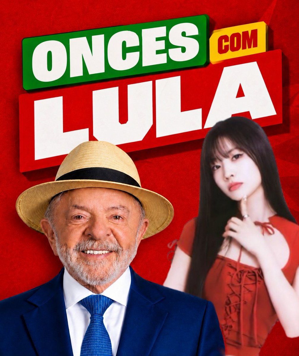 acervodhyun's tweet photo. ACERVO DAHYUN E ONCES COM LULA! 

Unidos pelo mesmo propósito. Unidos por um Brasil para todos! ❤⭐ https://t.co/7EiVgpsak8