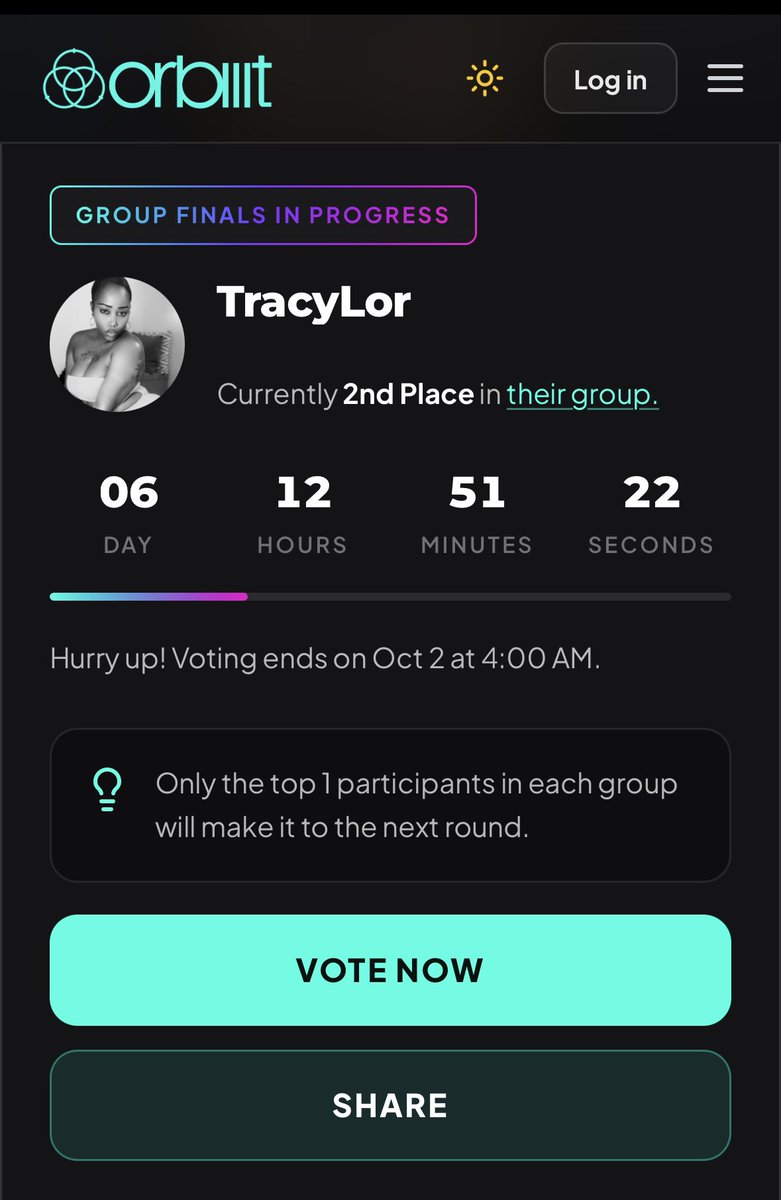 TracylorM's tweet photo. Yo, You can also pay for a vote to support Adopting Courage charity, but free vote already means the world to me. Thank you 🙏
#timbalandglobalsearch #orbiitapp #tracylor #pleasevote https://t.co/xitsuhMpOO