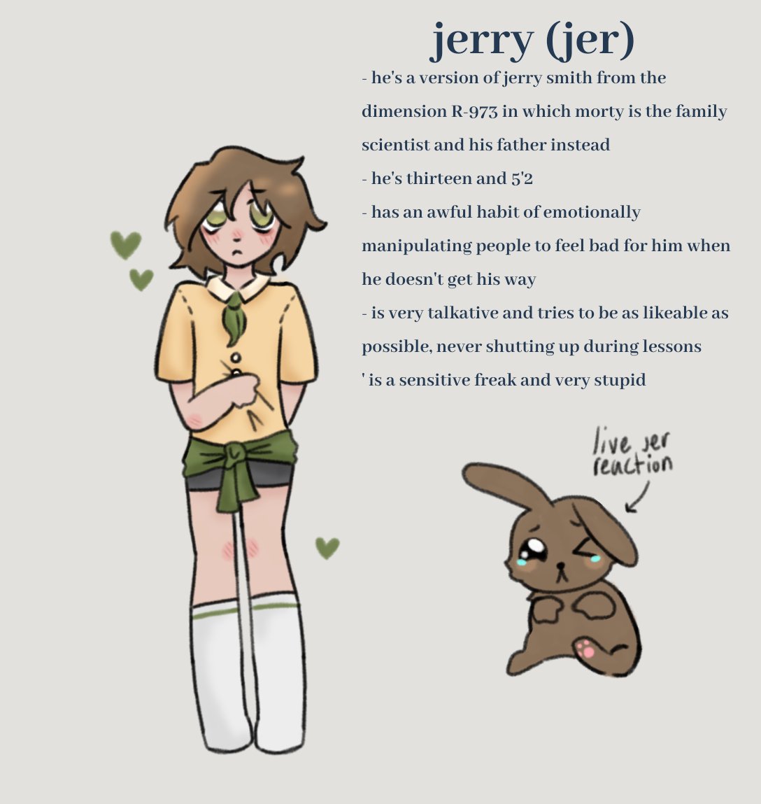 glossygaze's tweet photo. woah woaashh jerry at camp ?? gosh i sure hope nothing bad happens to him
#mortysummercamp https://t.co/MlLXIgjgPW