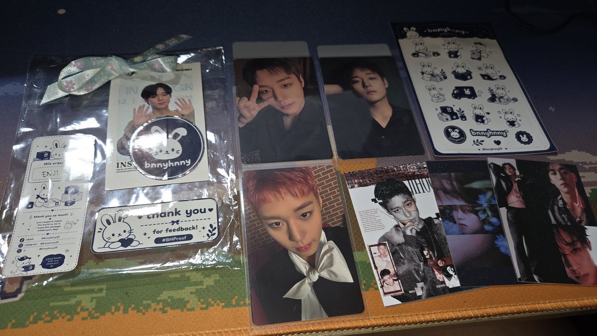 miso_enji's tweet photo. Additional #PARKJIHOON stuff from @bnnyhnny29, because why not??? 🤣 Thank you ulet madami~

#BHProof #박지훈 💚💛💖 https://t.co/NGnSg8u92Q