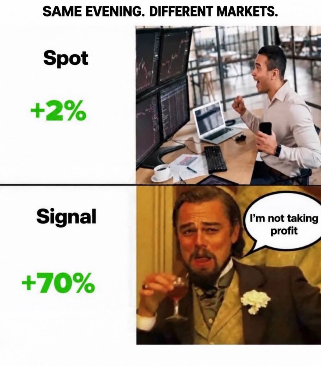 Signal_SGX's tweet photo. “Taking profit” isn’t in the vocabulary. 😭 https://t.co/vDlZkiUq27