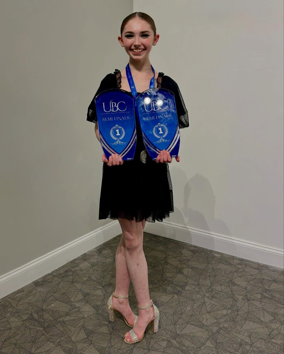 WinfredShati's tweet photo. Congratulations to Ballet RI Pre-Professional dancer Karli Wilkinson! She earned 1st place in Classical and Contemporary, plus the Legacy Award for exceptional artistry and technique. We’re so proud of your hard work and dedication! https://t.co/6PHUtVw6LP